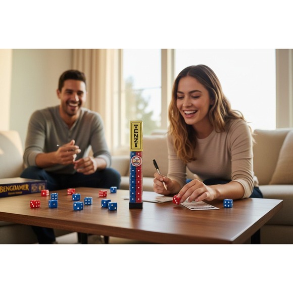 Tenzi Other - Tenzi Dice Game Kids One Size Red Blue Brand New Fast Paced Family Fun
